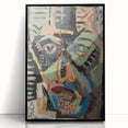 Man’s Face - Bold and Vibrant Expressionist Portrait by Weisz-Kubínčan