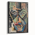 Man’s Face - Bold and Vibrant Expressionist Portrait by Weisz-Kubínčan