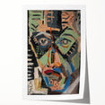 Man’s Face - Bold and Vibrant Expressionist Portrait by Weisz-Kubínčan