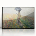 Framed abstract landscape wall art showcasing vibrant colors in a black frame, perfect for modern home decor. Ideal for adding a touch of elegance to any room.