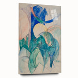Franz Marc's Mandrill - Abstract Expressionist Animal Art Print