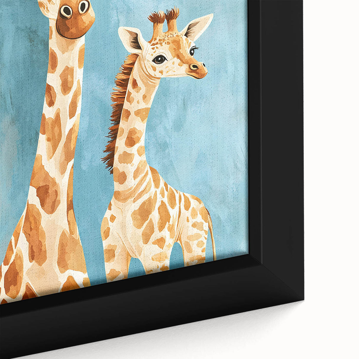 Adorable Giraffe Nursery Wall Art - Kids Room Prints & Decor