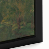 Realism Art Prints - Brook in a Clearing by Gustave Courbet Nature Scene