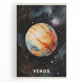 Kids' Room Educational Decor - Venus Planet Space Art Print