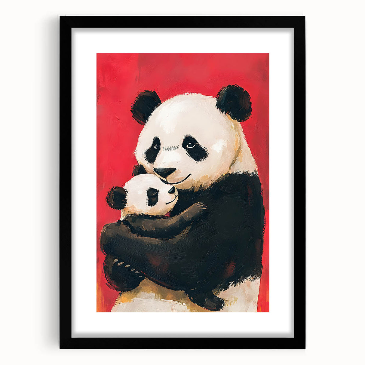 Adorable Panda Nursery Wall Art - Kids Room Prints & Decor