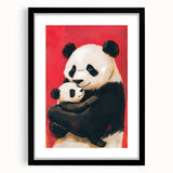 Adorable Panda Nursery Wall Art - Kids Room Prints & Decor