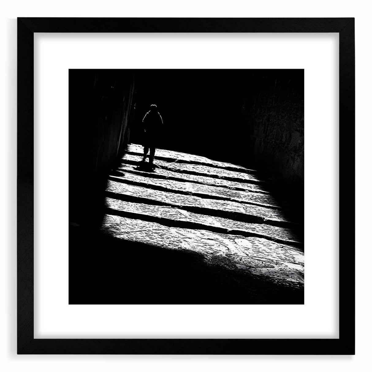 Shadowed Path – Emotional Silhouette Fine Art Photography Print