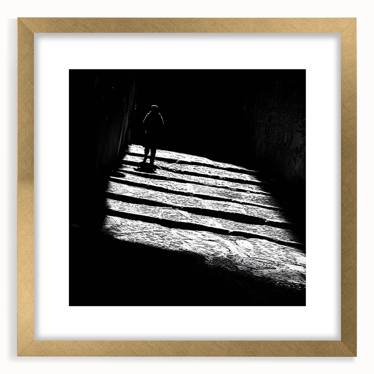 Shadowed Path – Emotional Silhouette Fine Art Photography Print