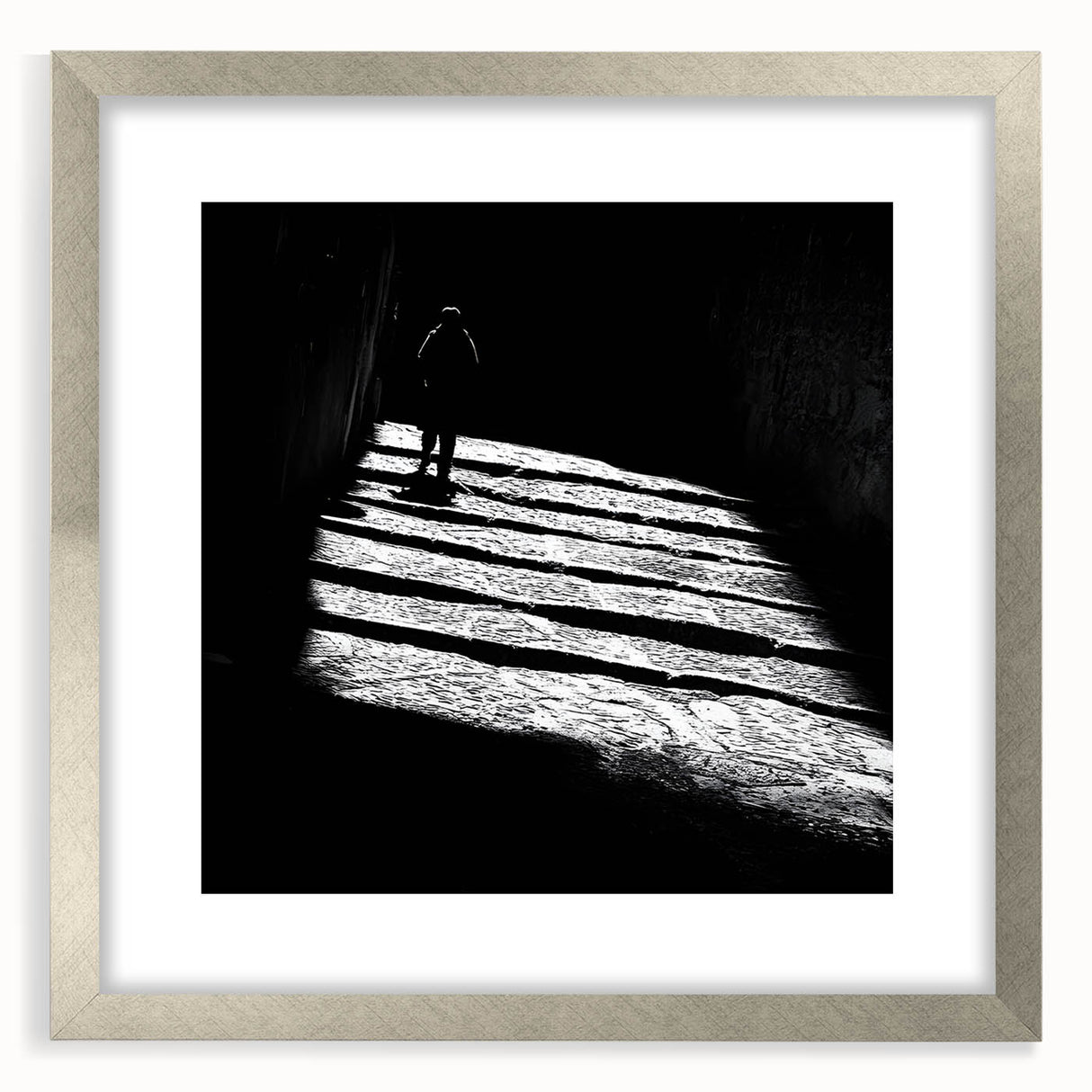 Shadowed Path – Emotional Silhouette Fine Art Photography Print