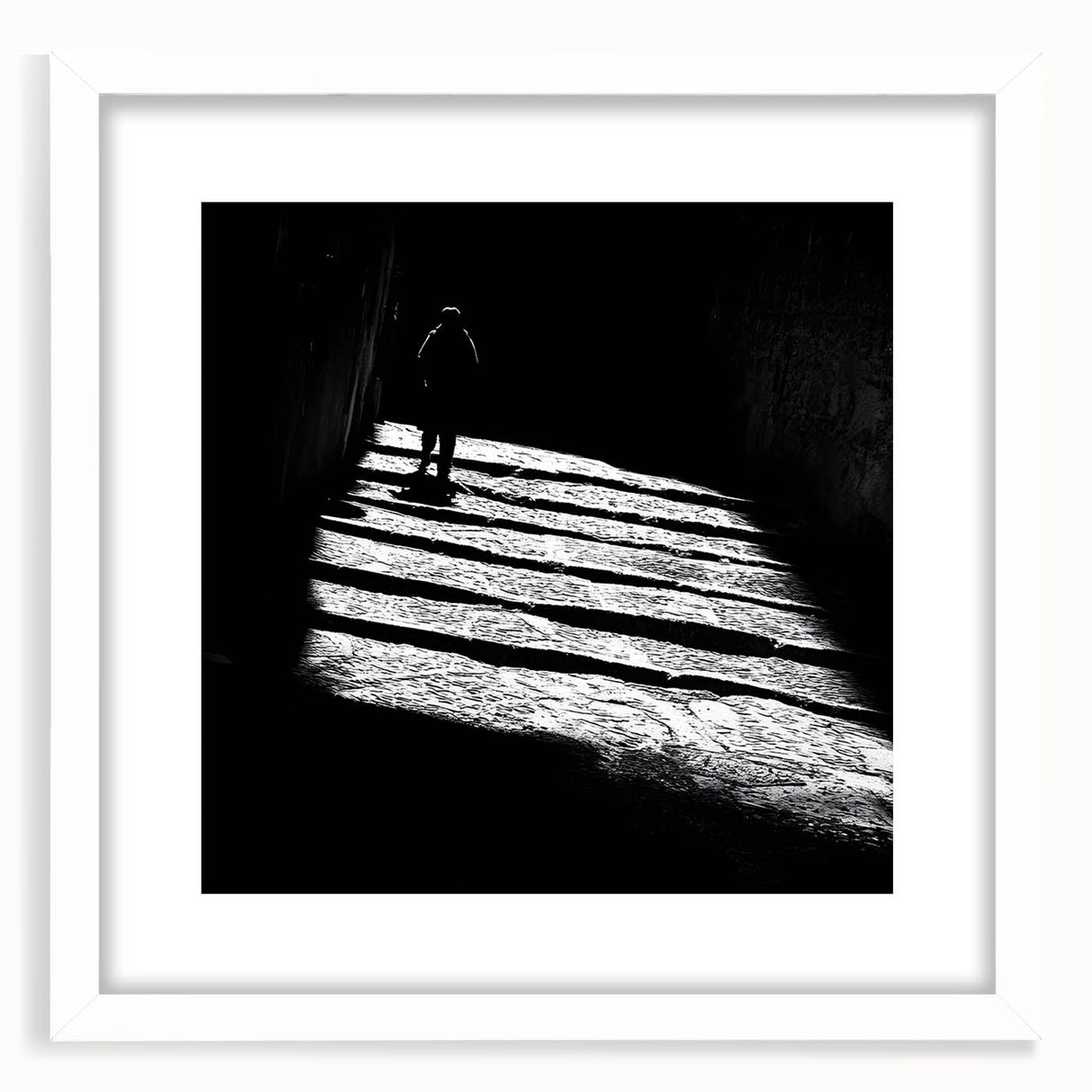 Shadowed Path – Emotional Silhouette Fine Art Photography Print