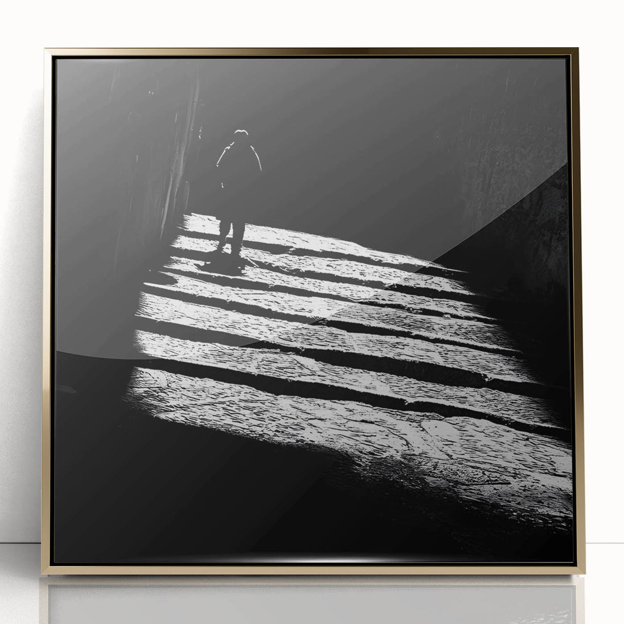 Shadowed Path – Emotional Silhouette Fine Art Photography Print
