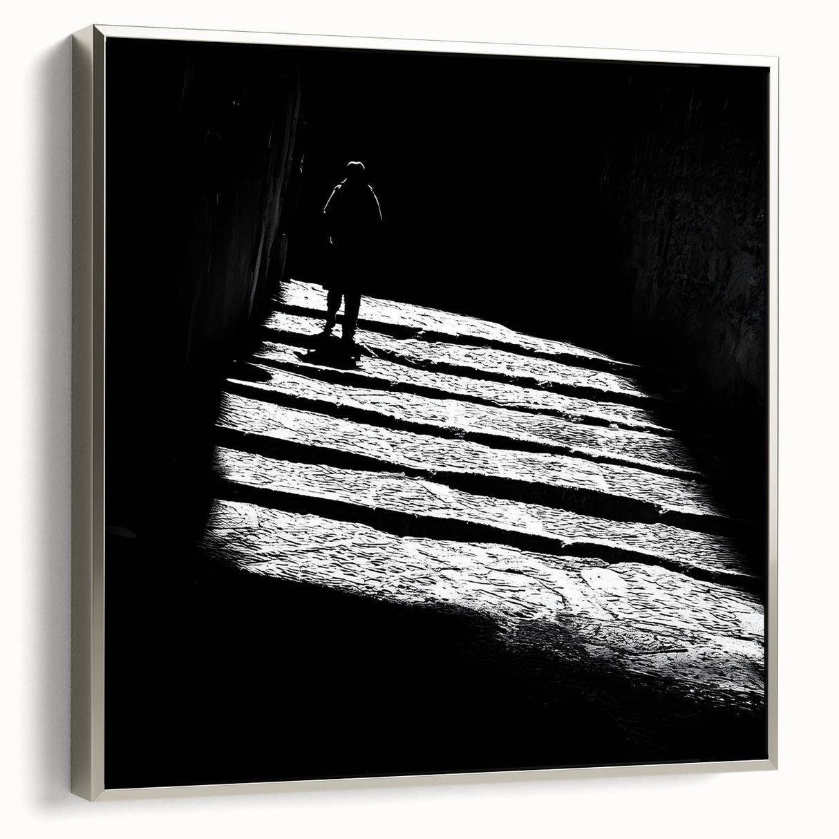 Shadowed Path – Emotional Silhouette Fine Art Photography Print