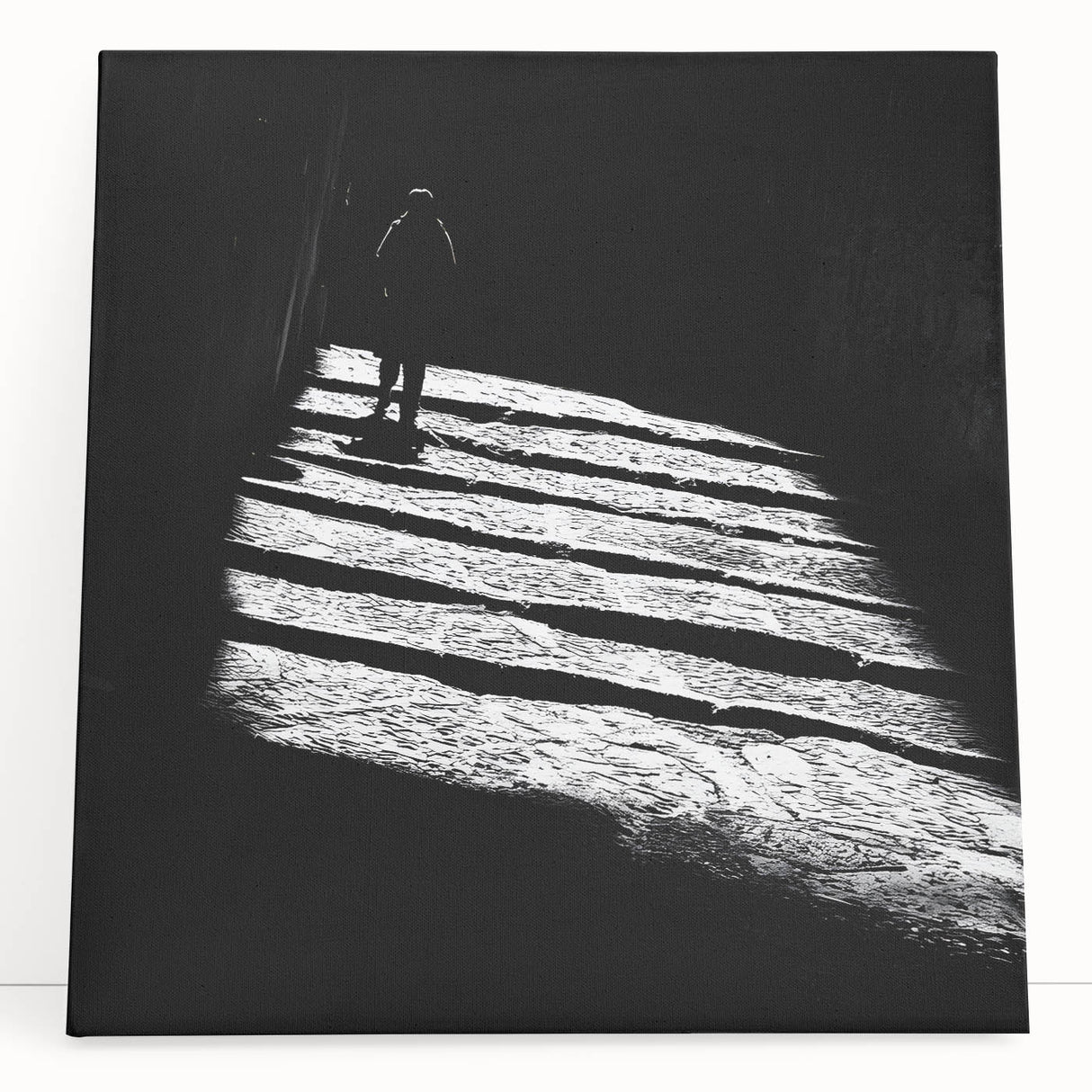 Shadowed Path – Emotional Silhouette Fine Art Photography Print