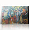 Expressionist Zoo Scene – Vibrant Abstract Zoological Garden Wall Art