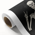Skeleton Hand Gesture Halloween Wall Art - Spooky Gothic Decor