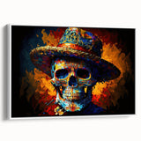 Vibrant Sugar Skull Hombre – Día de los Muertos Art Prints