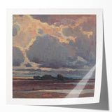 After the Storm - Moody Landscape by Lajos Csordák