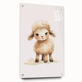 Sweet Fluffy Lamb Nursery Wall Art - Baby Room Decor Print
