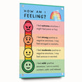 Emotions & Feelings Kids Educational Wall Art – Mood Chart Poster