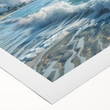 Art deco poster featuring a serene Kenyan landscape in muted earth tones on rolled canvas, suitable for dining room decor.