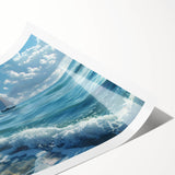 Extra large wall art featuring a minimalist line art of flowers in muted earth tones on a rolled canvas.