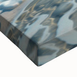 Large art depicting a black and white Kenyan landscape on stretched canvas, ideal for bedroom wall decor.