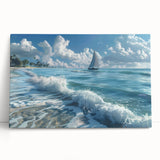 Black and white canvas print featuring a scenic Kenyan landscape, ideal for kitchen wall art or bedroom ambiance.