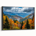 Black and white landscape art painting on framed canvas featuring a vintage-style Georgian scenery, ideal for bedroom decor.