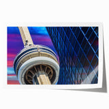 Rolled print of Ontario, Canada scenery with vibrant green and blue tones, ideal for art wall dining room.