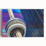 Black and white photograph of Ontario scenery on large stretched canvas, ideal for kitchen wall art.