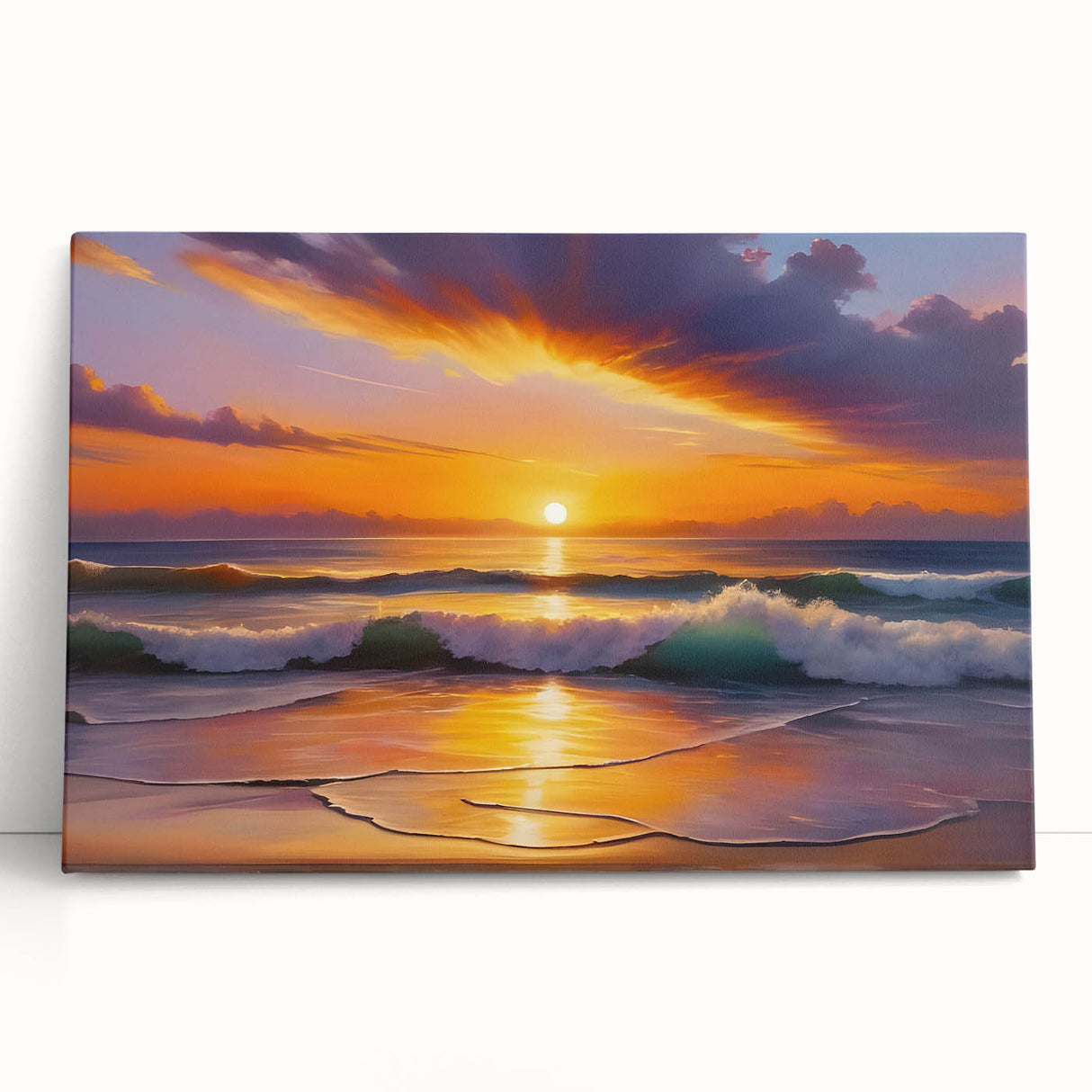 Black and white stretched canvas of Caribbean scenery, ideal for kitchen wall art.