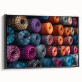 Black and white framed canvas of a Guatemalan landscape, ideal for bedroom wall art.