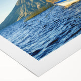 Art deco poster featuring a stylized Nicaragua scenery in muted earth tones on rolled canvas, suitable for dining room decor.