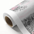 Art deco poster of Paris scenery in pastel hues on rolled canvas, ideal for nursery wall art or dining room decor.