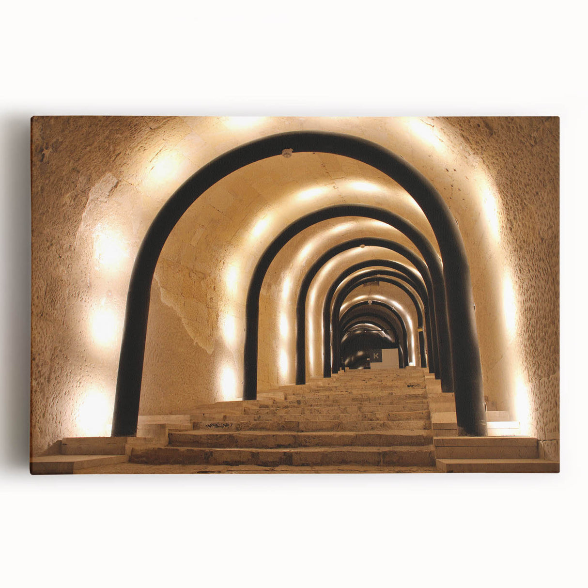 Black and white photo of Malta scenery on stretched canvas, ideal for kitchen wall art or bedroom ambiance.