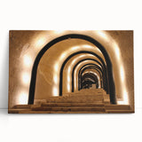 Black and white photo of Malta scenery on large stretched canvas, ideal for kitchen wall art.