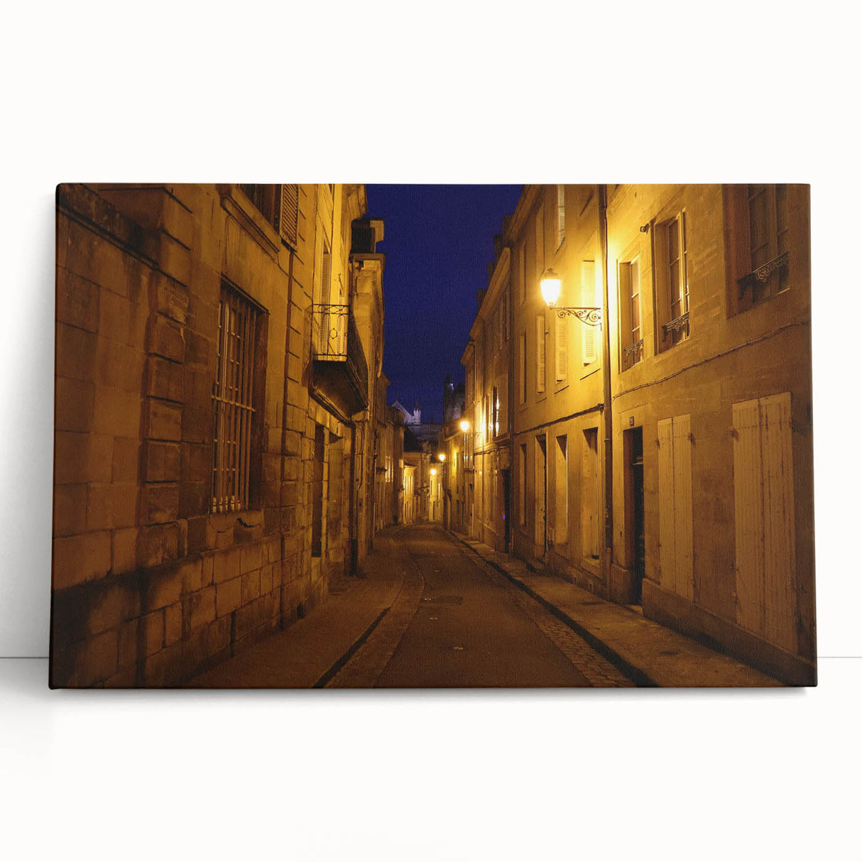 Black and white large canvas wall art featuring a minimalist Stockholm cityscape, ideal for kitchen or bedroom decor.