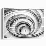 Vintage poster art of the Vatican on a large framed canvas, featuring muted earth tones, ideal for living room decor.