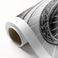 Art Deco style poster of the Vatican on rolled canvas, featuring pastel shades.