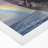 Art deco poster of Cabo San Lucas scenery on rolled canvas, featuring muted earth tones, ideal for dining room wall art.