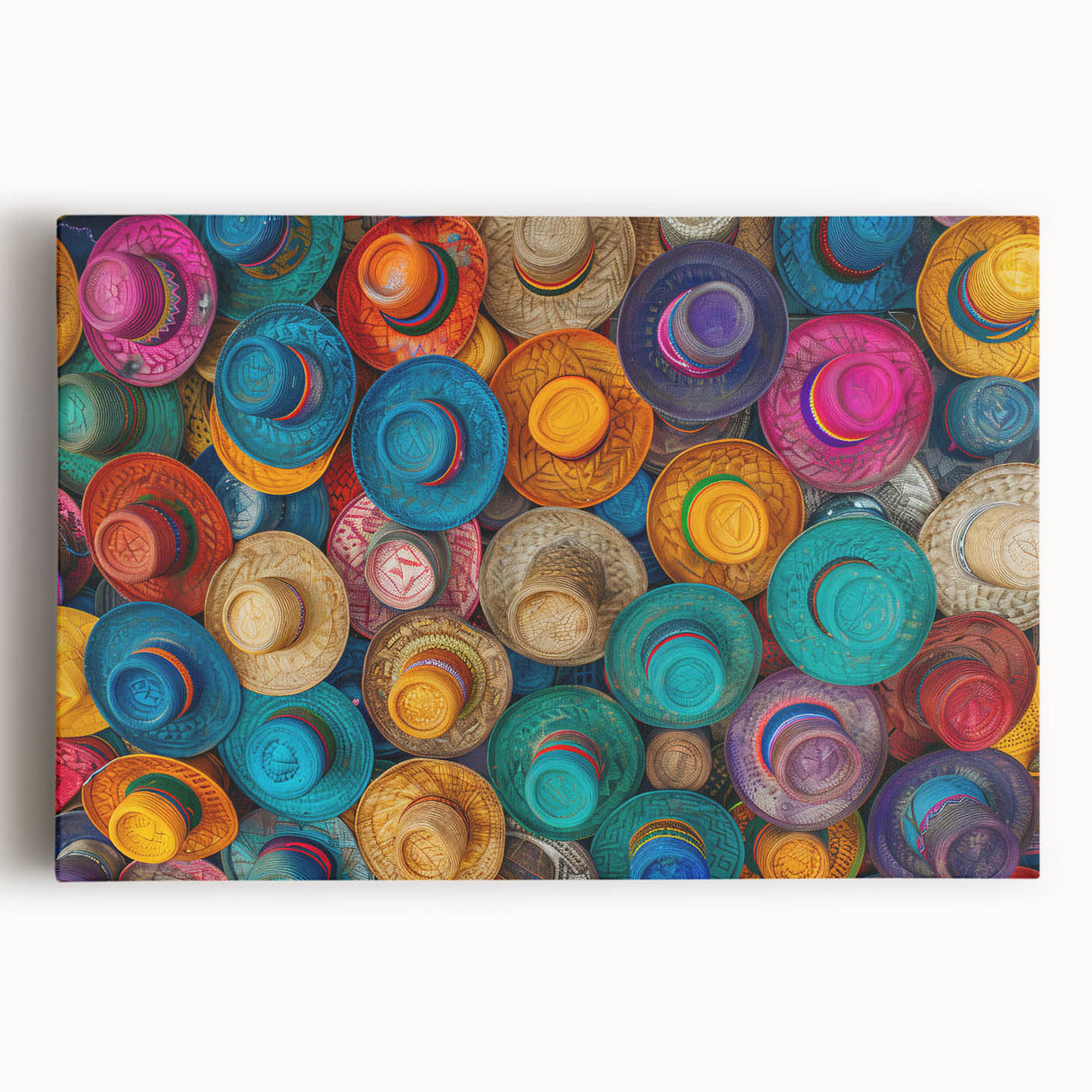 Black and white stretched canvas of Cancun scenery, ideal for kitchen wall art.