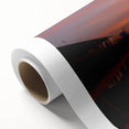 Art Deco-style poster of Alabama scenery on rolled canvas, featuring soft pastel tones, ideal for nursery wall art.