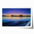 Rolled print of Arkansas scenery with floral motifs in soft pastel shades, ideal for art wall dining room.