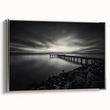 Landscape art painting of Delaware scenery on a framed canvas, featuring vintage-style black and colorful art.
