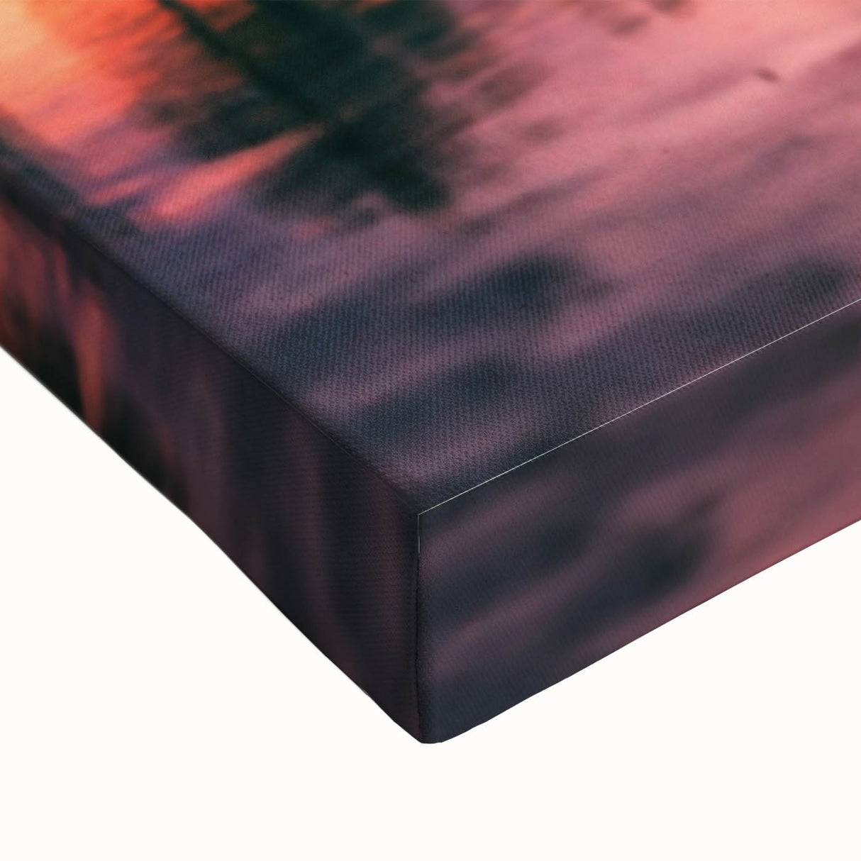 Large art depicting a black and white landscape of Maui, Hawaii on stretched canvas, ideal for bedroom wall decor.