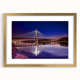 Extra large abstract art print depicting textured Kansas scenery in muted earth tones, framed in gold.