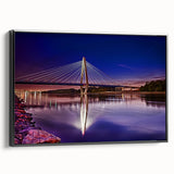 Black and white wall art of Kansas landscape on framed canvas, ideal for bedroom decor.