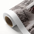 Art Deco poster featuring a serene New Hampshire landscape on rolled canvas, ideal for nursery wall art.