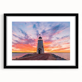 Extra large abstract art print of a colorful, textured Oklahoma scenery on a black framed canvas.