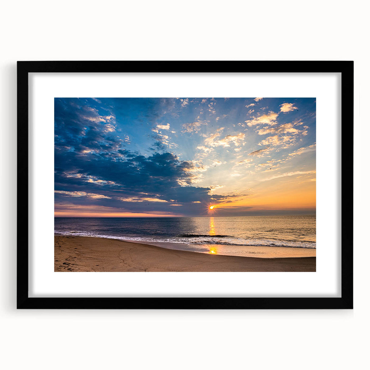Extra large abstract art print featuring textured, colorful swirls, framed in black, ideal for living room decor.